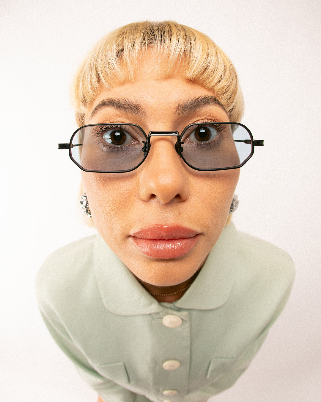 MR ZUZU - Matte Black Titanium / Blue lens