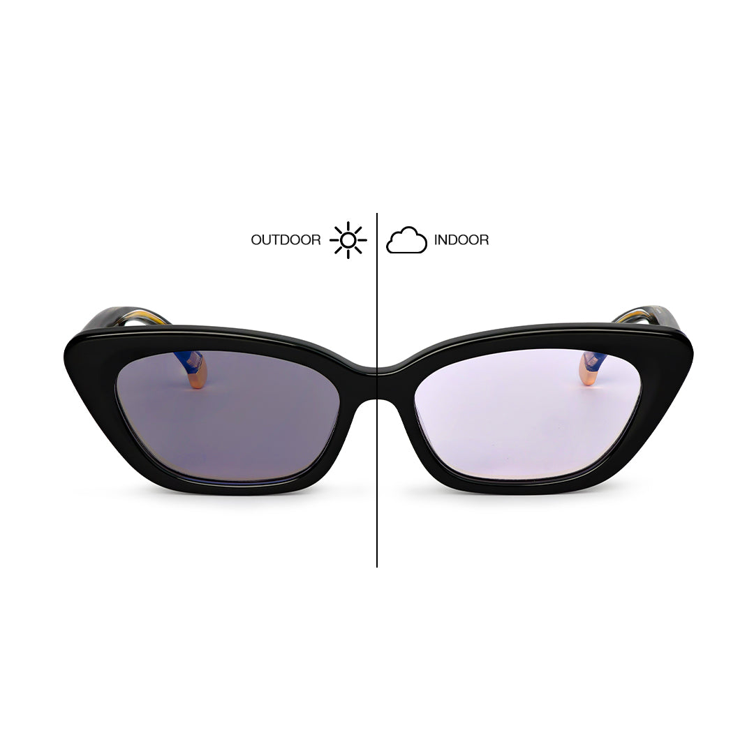 ORCHARD ROAD - Gloss Black / Purple Photochromic