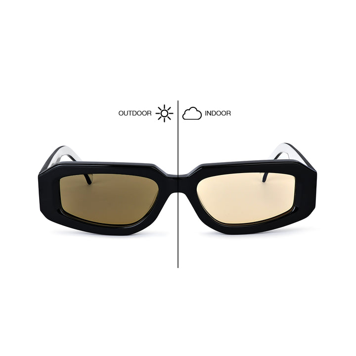 YAKIMOTO/ BLACK WHITE - Yellow Photochromic