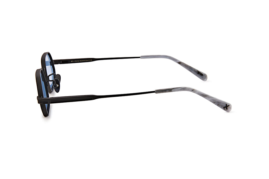 MR ZUZU - Matte Black Titanium / Blue lens